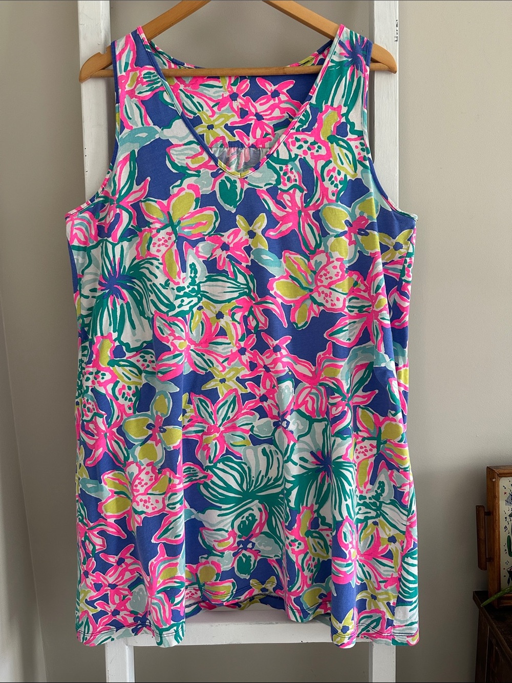 Lilly Pulitzer Blythe Swing Dress in Iris Blue Casa Azul